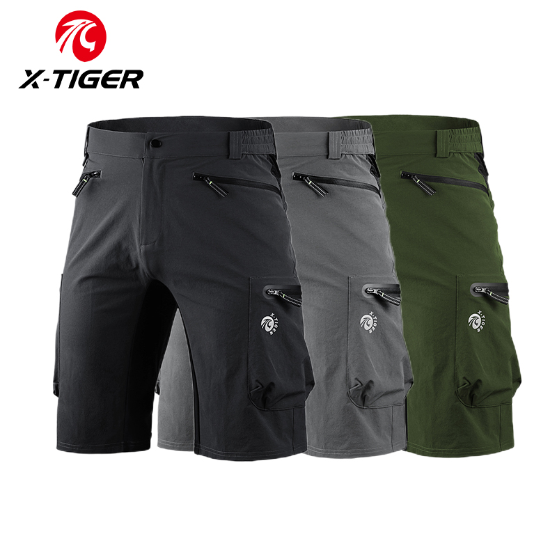 Mountain Biking Body Armour - X-TIGER 2024 New Bike Shorts Multi-Pockects