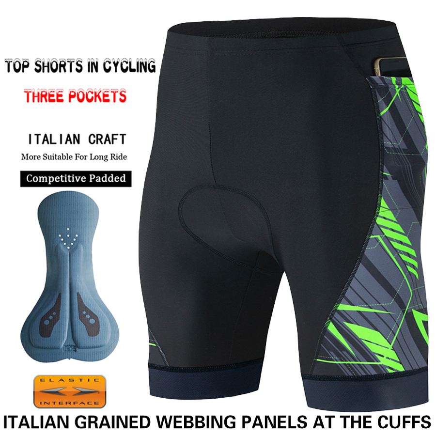 3 Pockets Men's Cycling Shorts - Mountain Biking Body Armour ulasan dan harga