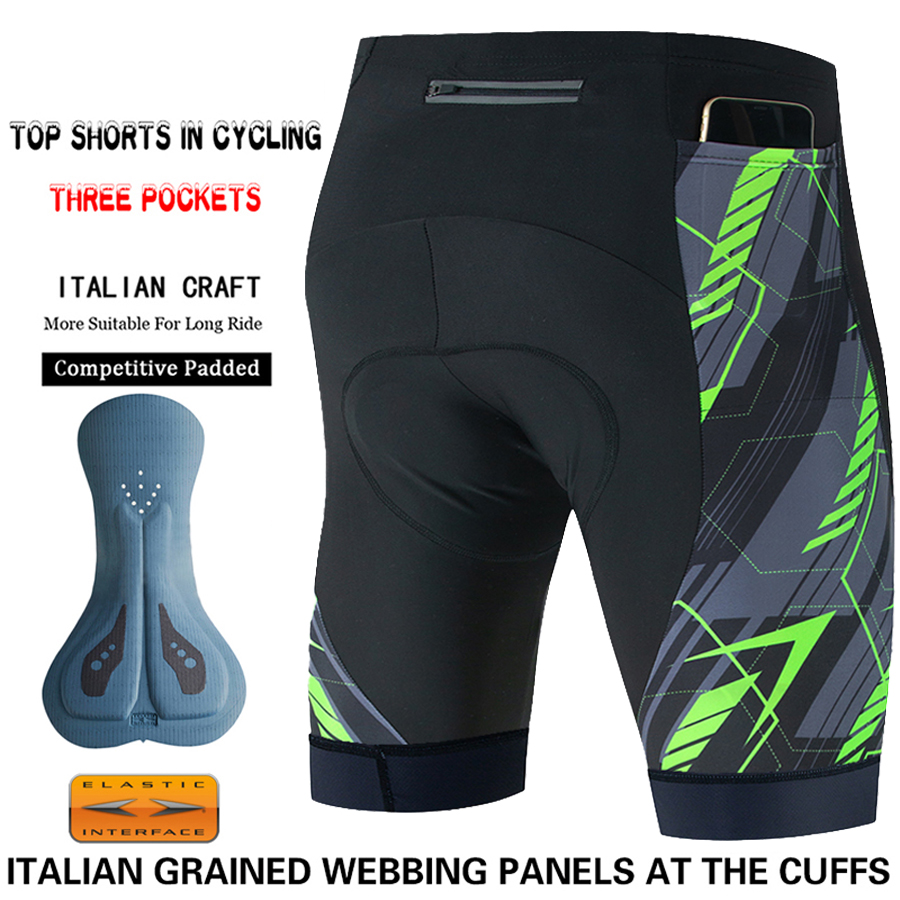 3 Pockets Men's Cycling Shorts - Mountain Biking Body Armour ulasan dan harga