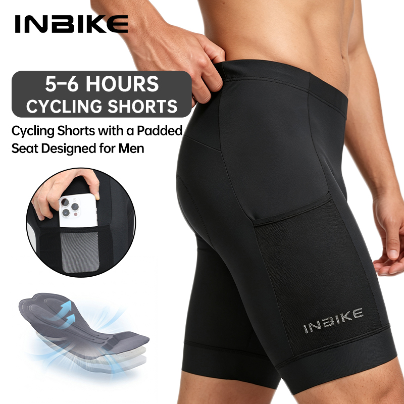 INBIKE Men Cycling Shorts with - Mountain Biking Body Armour ulasan dan harga