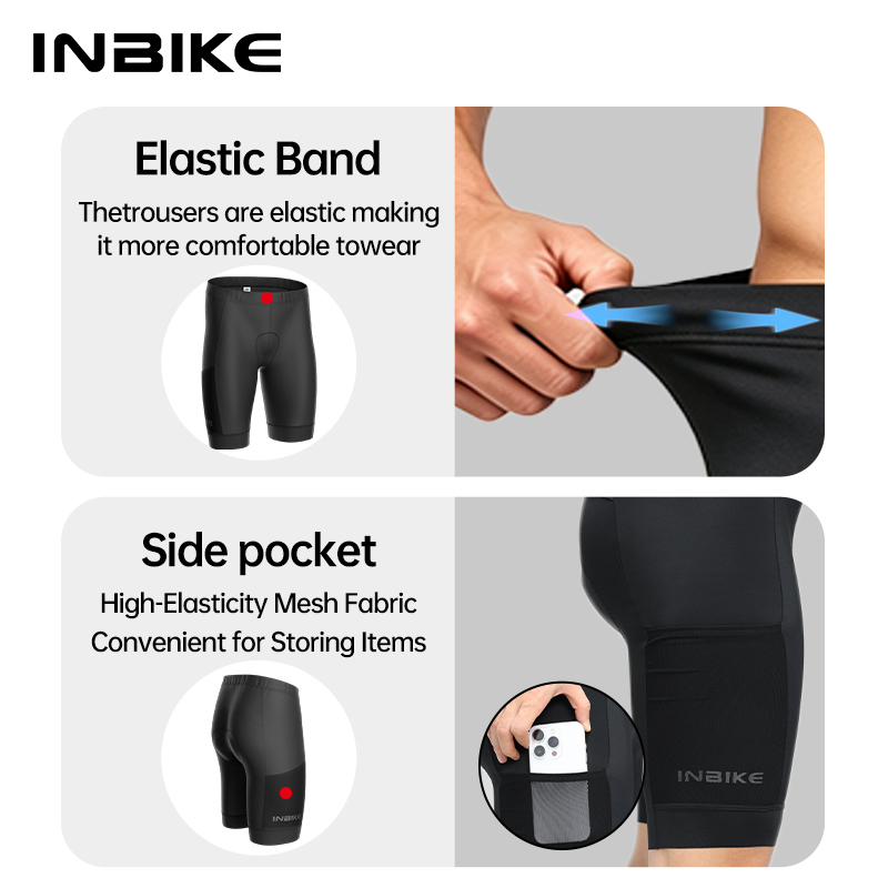 INBIKE Men Cycling Shorts with - Mountain Biking Body Armour ulasan dan harga