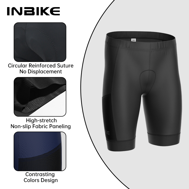 INBIKE Men Cycling Shorts with - Mountain Biking Body Armour ulasan dan harga