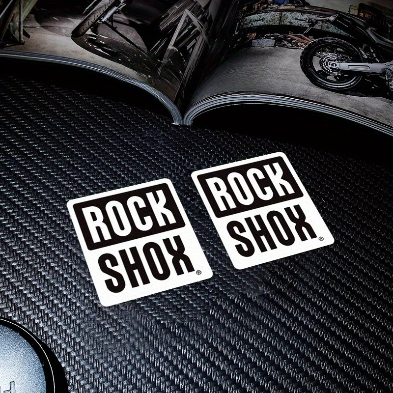 2PCS/SET Rockshox Bike Sticker - Mountain Biking Body Armour ulasan dan harga